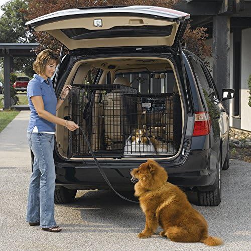 Side by side SUV and van folding metal crate — photo 3