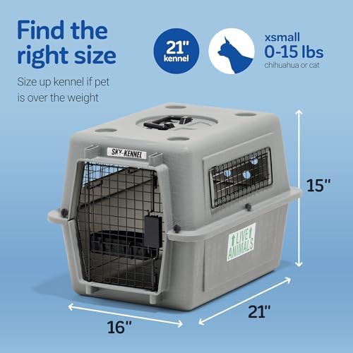 Sky kennel for air travel 21 inch — photo 4