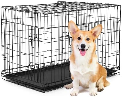 Black metal wire foldable 30 inch