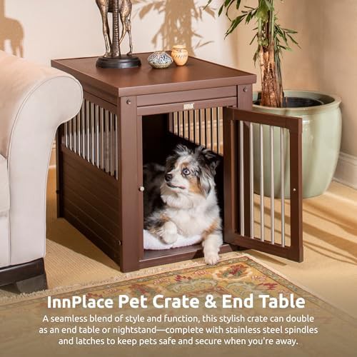 Brown Ecoflex Furniture Style Dog Crate — photo 4