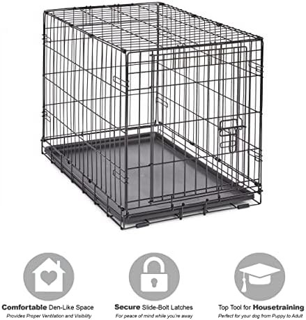 Medium Single Door Wire Dog Kennel — photo 3