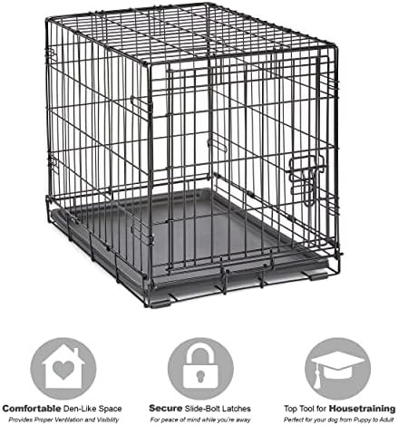 Small Single Door Crate with Divider — photo 3
