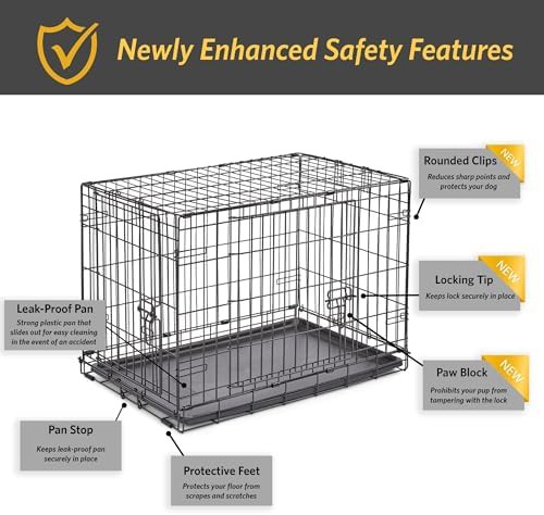 Medium Double Door Folding Metal Crate — photo 4