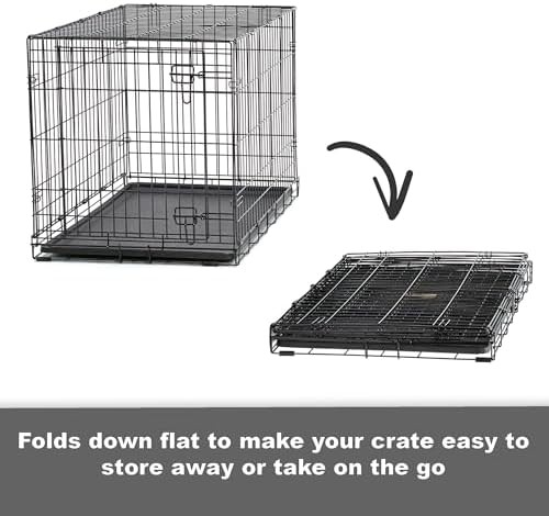 Medium Double Door Folding Metal Crate — photo 5