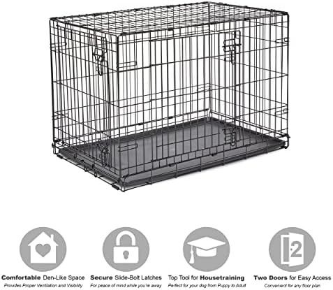 New World double door metal crate 36 in — photo 3