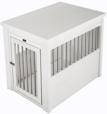 White Ecoflex Furniture Style Dog Crate Medium — photo 4