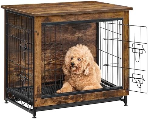 Furniture style indoor end table dog kennel 27.2