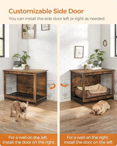 Indoor side end table 32.5 inch dog crate — photo 5