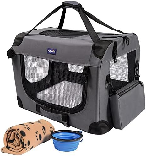 Portable soft fabric car crate