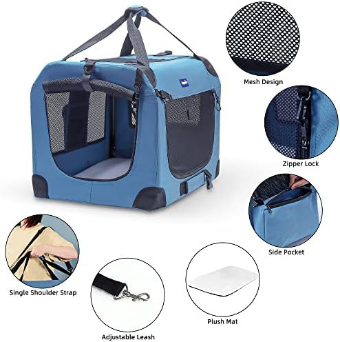 Soft sided collapsible travel crate — photo 3