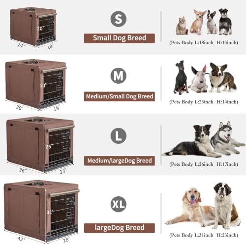 Brown collapsible puppy cage 24 in — photo 5
