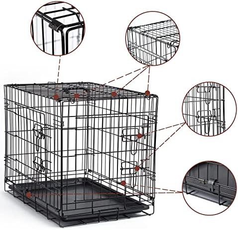 Brown large double door crate 36 in — photo 3