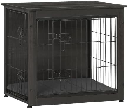 27 inch wooden indoor dog crate furniture