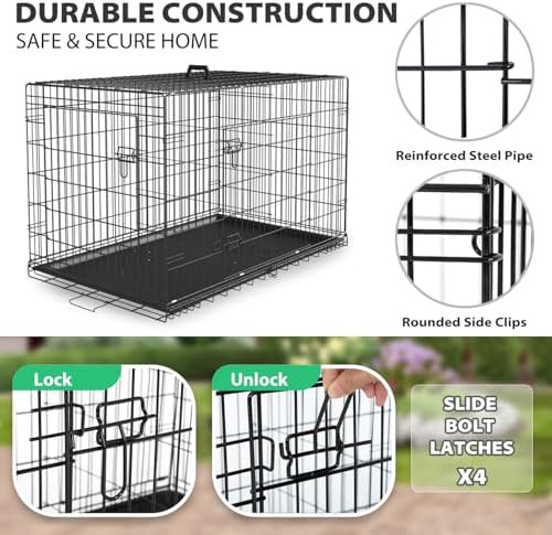 Black metal wire foldable 24 inch — photo 4