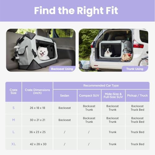 Charcoal grey mesh four door crate 30 in — photo 4