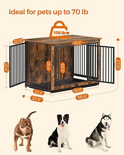 Heavy duty furniture style 38 inch dog crate — photo 4