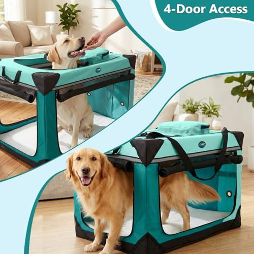 Portable Four Door Soft Sided Crate — photo 3