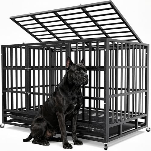 48 inch heavy duty steel dog crate