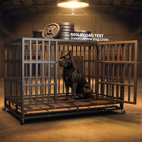 48 inch heavy duty steel dog crate — photo 4