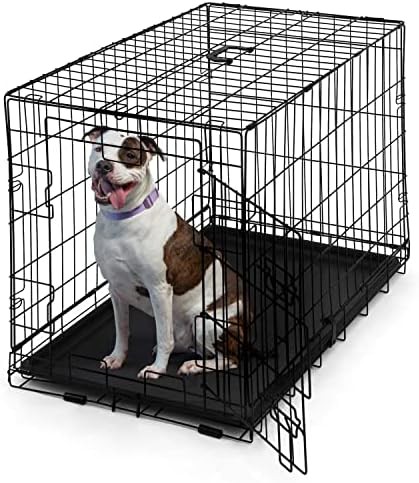Single Door Metal Wire Dog Crate 30 Inch