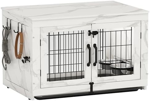 Marble White Wooden Furniture Style Crate