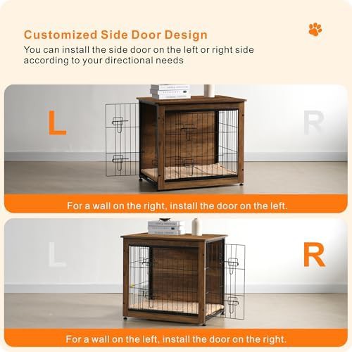 27 inch indoor furniture style dog crate — photo 4