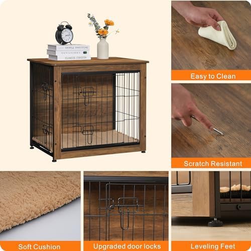 27 inch indoor furniture style dog crate — photo 5