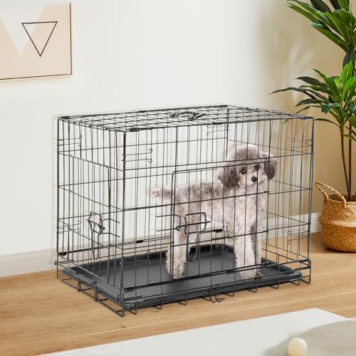 Medium dog crate with divider panel 30 inch — photo 5