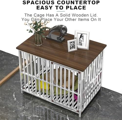 Large wooden storage tray dog house — photo 3