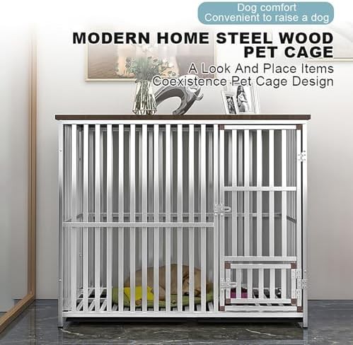 Large wooden storage tray dog house — photo 5