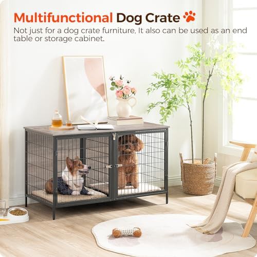 Corner double dog crate furniture bundle 43.3 — photo 3