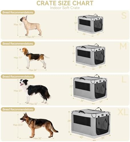 Large soft travel crate with lockable zippers — photo 4