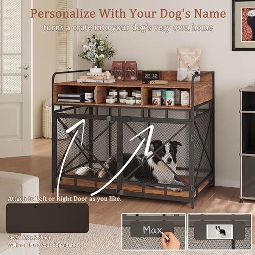 Heavy duty wooden dog crate with three drawers — photo 5