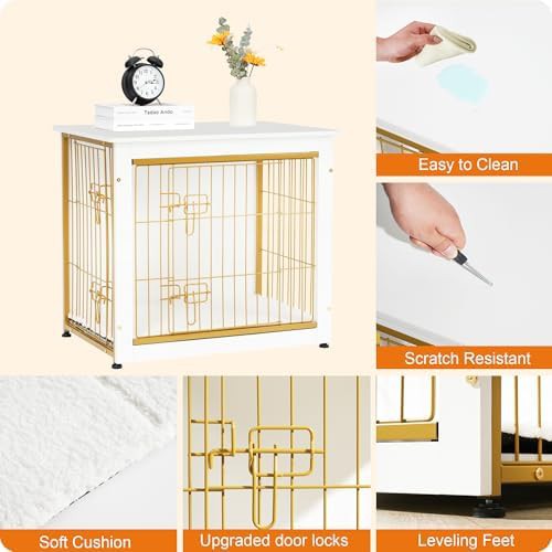 27 inch furniture style dog kennel table — photo 5