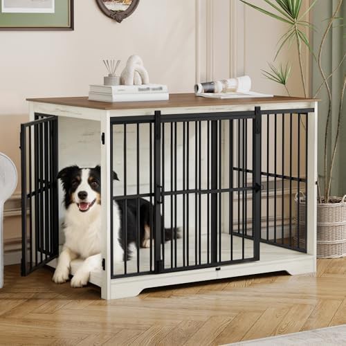 Extra Large Dog Kennel with Barn Door
