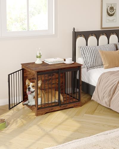 Medium indoor dog kennel with sliding door — photo 5