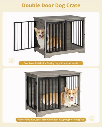 Medium Dog Kennel with Sliding Barn Door — photo 3