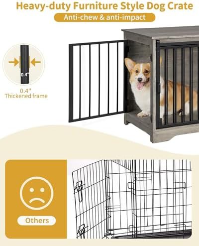 Medium Dog Kennel with Sliding Barn Door — photo 4