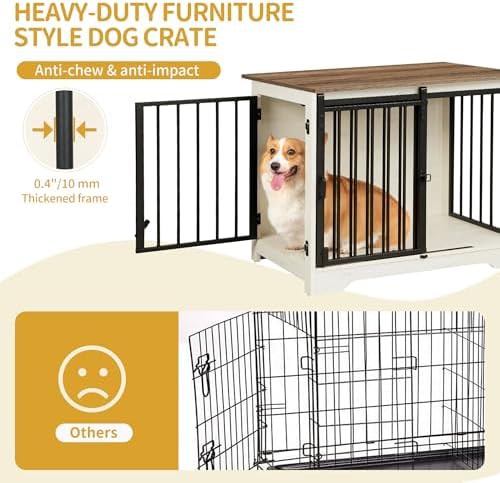 Chew Proof Medium Barn Door Crate — photo 4