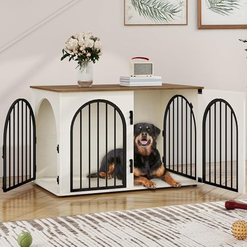 Large breed indoor furniture style dog kennel