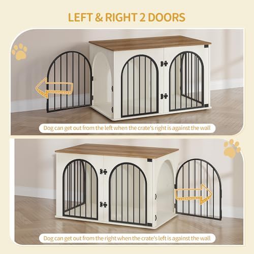 Large breed indoor furniture style dog kennel — photo 5
