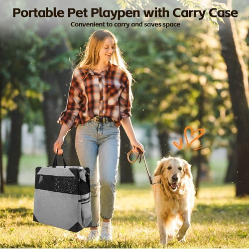 Portable three door soft sided kennel — photo 4