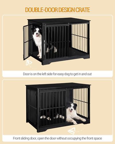 XL sliding door furniture style dog crate — photo 4