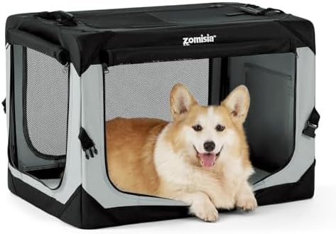 Portable travel soft sided medium dogs