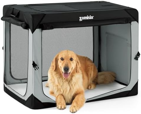 XL collapsible dog travel portable crate