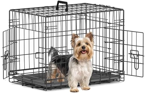 Antique Color Double Door Wire Crate