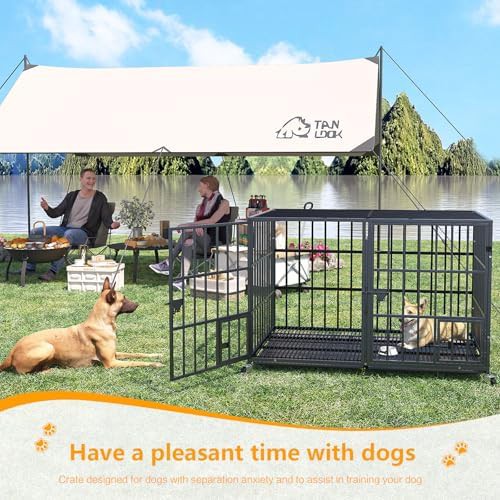 42 inch heavy duty dog kennel with divider — photo 4