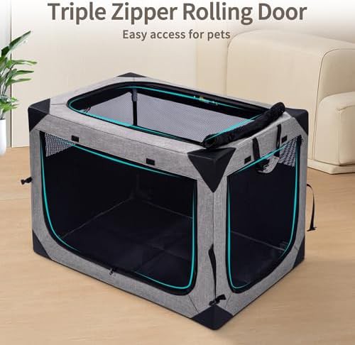 Large foldable soft kennel for outdoor use — photo 5