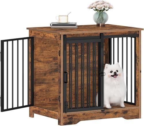 Compact Indoor Kennel with Sliding Door