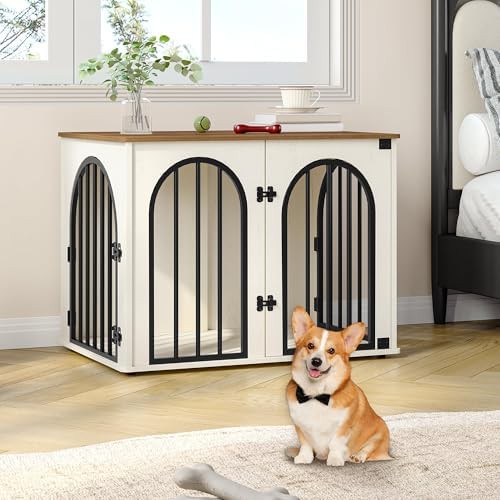 Wooden Furniture Style Indoor Dog Crate — photo 3